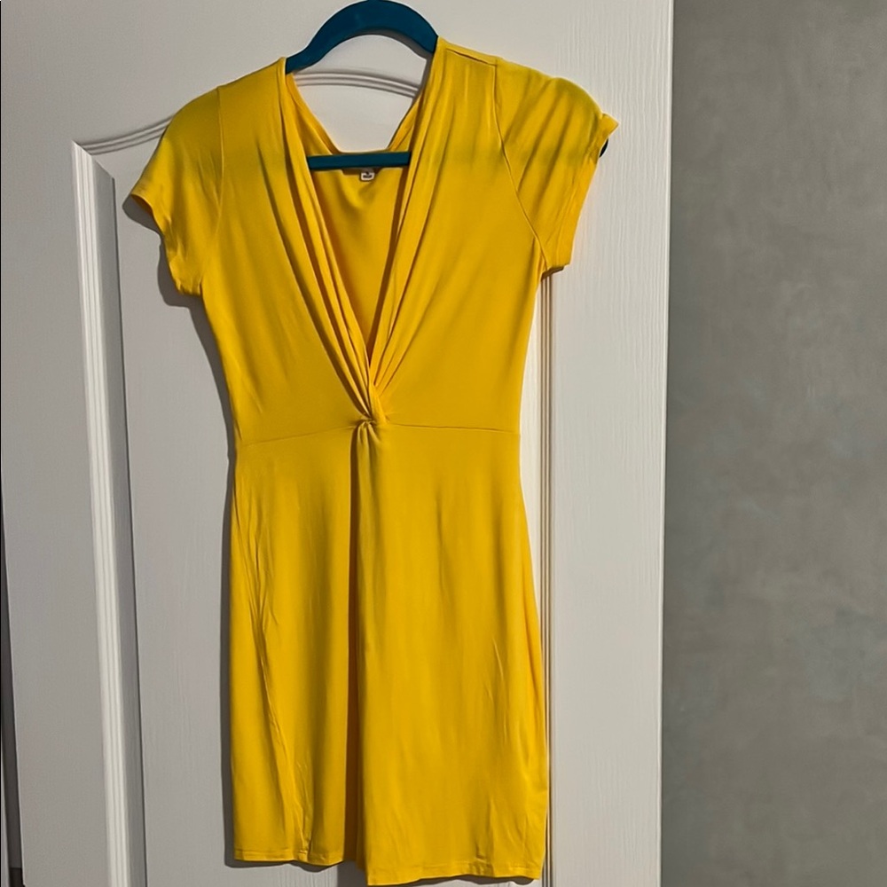 Elegant Yellow Dress